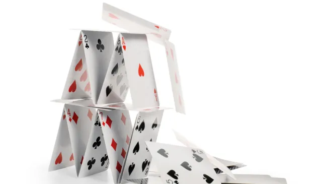 collapse house of cards